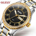 OLEVS Brand 6899 Men Wristwatch  2020 China Factory Customized Logo  Alloy Case  Men watch Analog Chronograph Men Clock